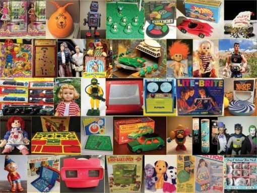 60s and 70s vintage toys jigsaw puzzle